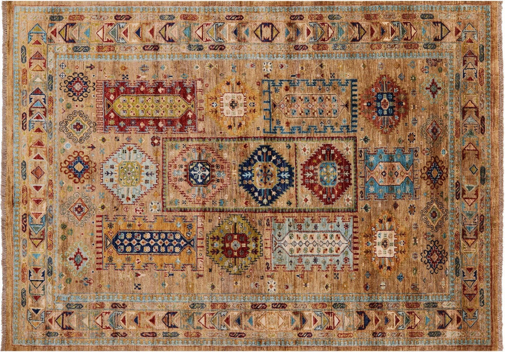 Fine Turkmen Ersari Hand Knotted Wool Rug - Manhattan Rugs