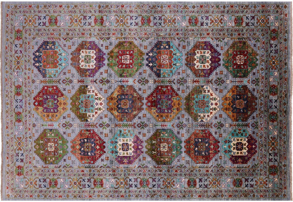 Fine Turkmen Hand-Knotted Wool Rug - Manhattan Rugs