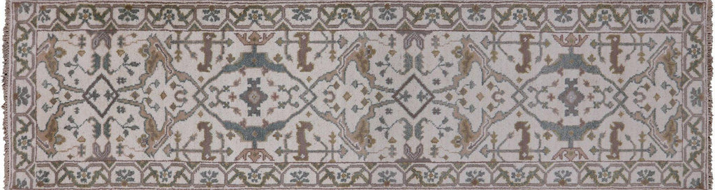 Runner Oushak Hand Knotted Wool Rug - Manhattan Rugs