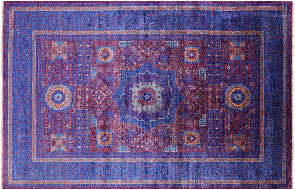 Mamluk Geometric Hand-Knotted Wool Rug - Manhattan Rugs
