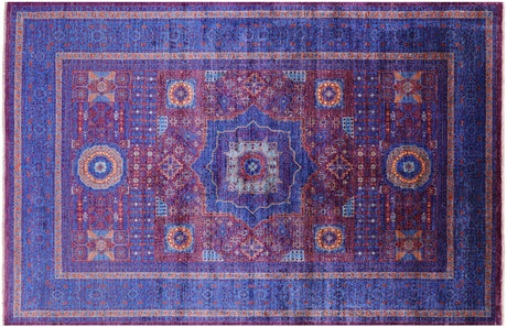 Mamluk Geometric Hand-Knotted Wool Rug - Manhattan Rugs