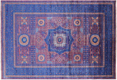 Mamluk Geometric Hand-Knotted Wool Rug - Manhattan Rugs