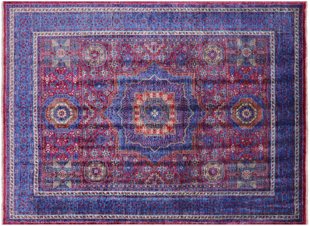 Hand-Knotted Mamluk Wool Rug - Manhattan Rugs