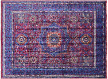 Hand-Knotted Mamluk Wool Rug - Manhattan Rugs