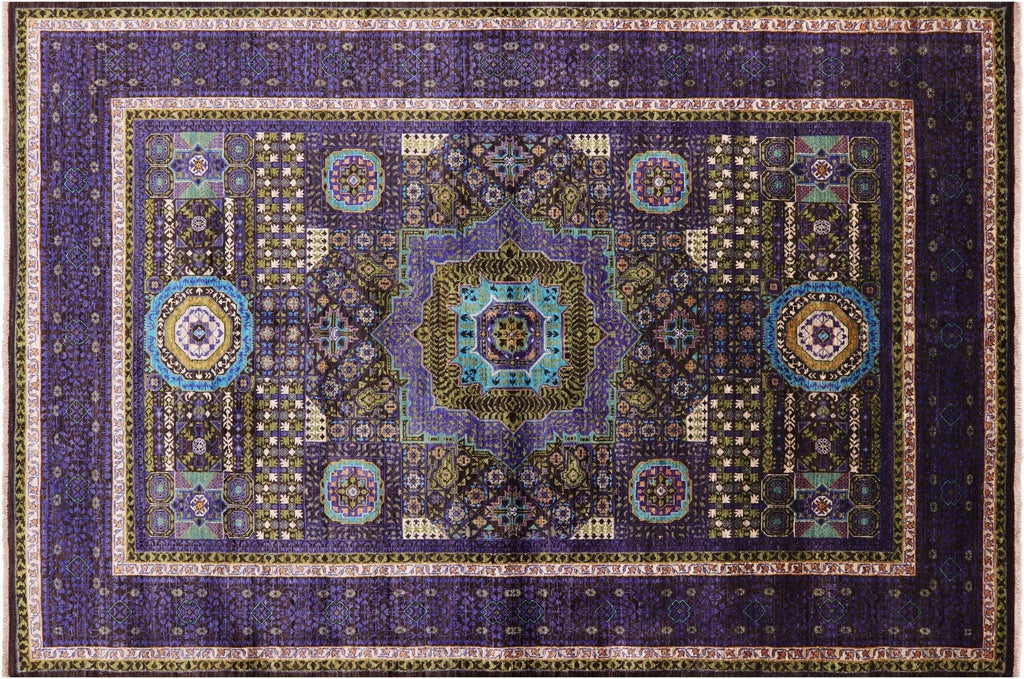 Mamluk Geometric Handmade Wool Rug - Manhattan Rugs