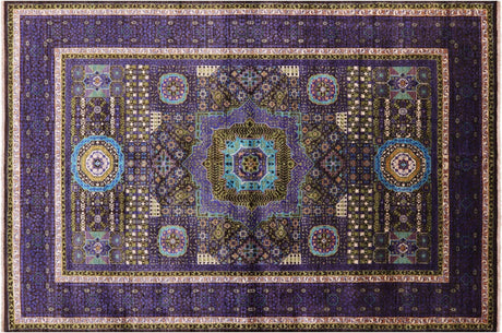 Mamluk Geometric Handmade Wool Rug - Manhattan Rugs