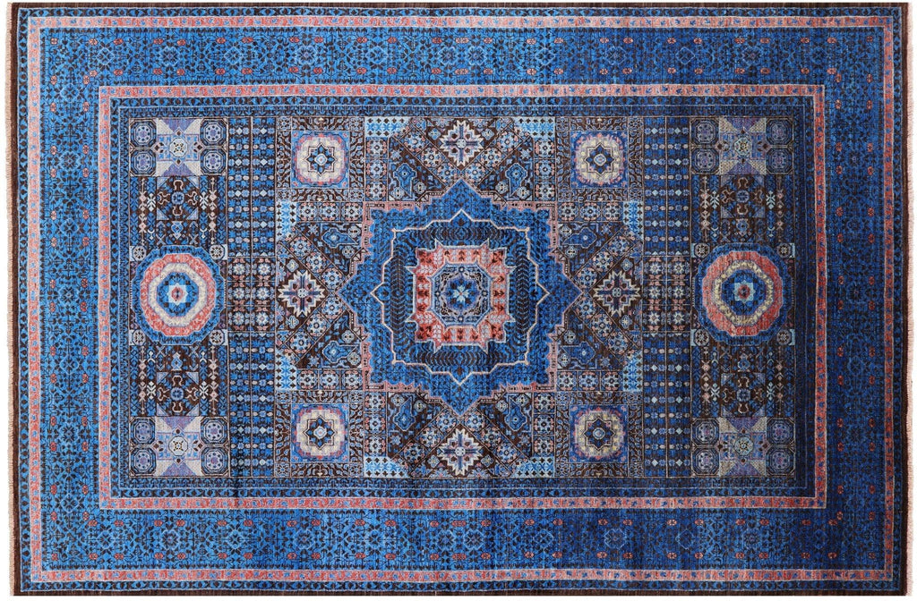 Mamluk Geometric Hand-Knotted Rug - Manhattan Rugs