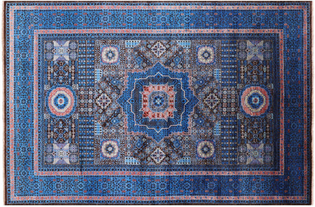 Mamluk Geometric Hand-Knotted Rug - Manhattan Rugs