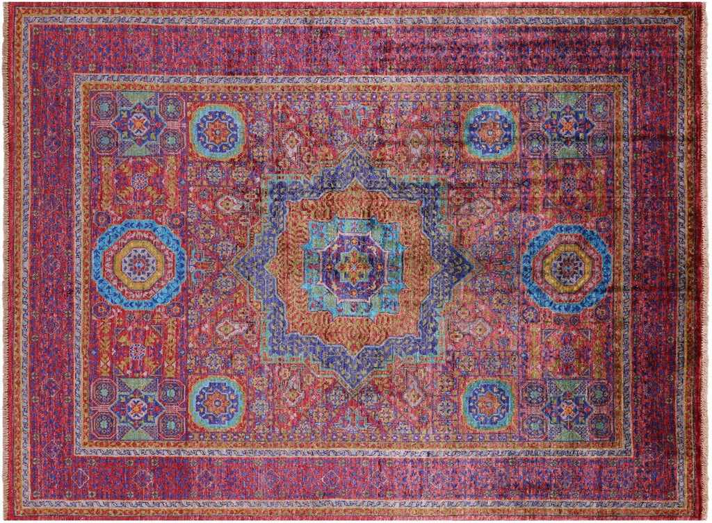 Hand-Knotted Mamluk Wool Rug - Manhattan Rugs