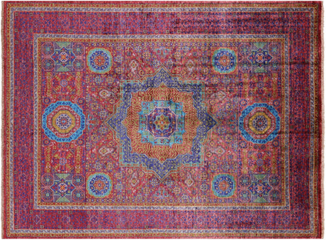 Hand-Knotted Mamluk Wool Rug - Manhattan Rugs