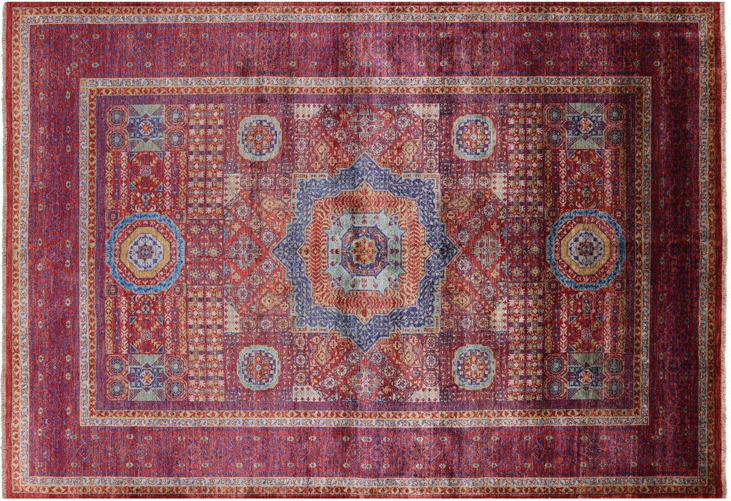 Mamluk Geometric Handmade Wool Rug - Manhattan Rugs