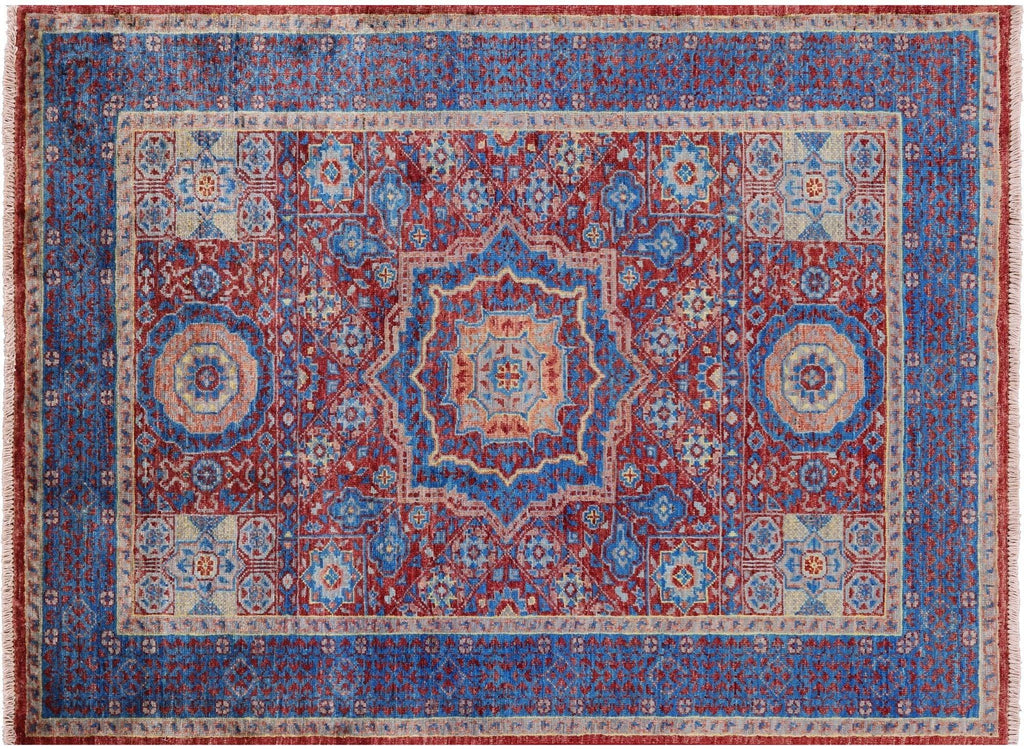 Mamluk Geometric Hand Knotted Rug - Manhattan Rugs