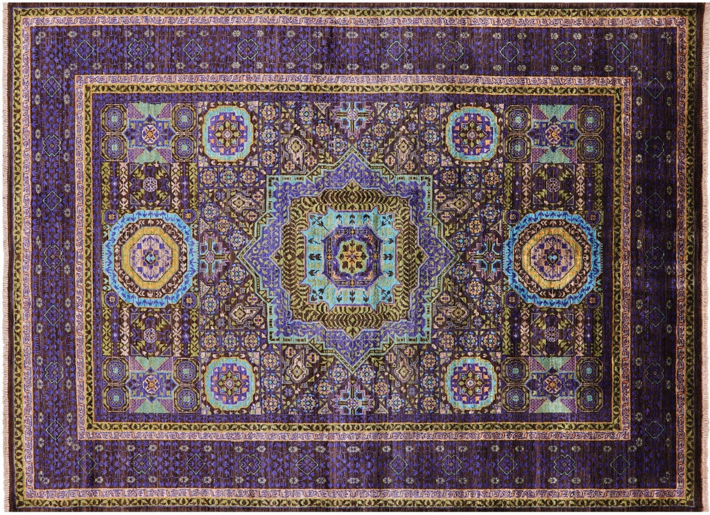 Geometric Mamluk Handmade Rug - Manhattan Rugs