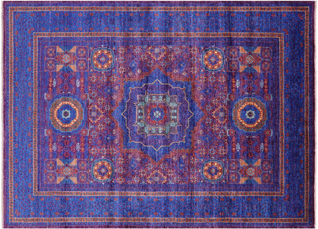 Mamluk Geometric Hand Knotted Wool Rug - Manhattan Rugs