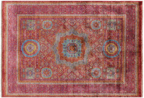 Mamluk Geometric Hand-Knotted Wool Rug - Manhattan Rugs