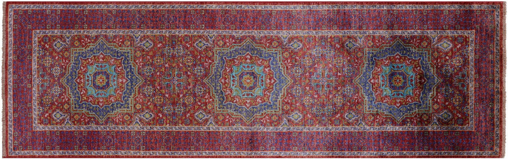 Runner Mamluk Hand-Knotted Wool Rug - Manhattan Rugs