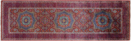 Runner Mamluk Hand-Knotted Wool Rug - Manhattan Rugs