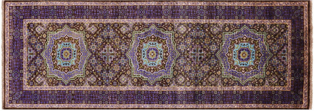 Mamluk Hand Knotted Wool Runner Rug - Manhattan Rugs