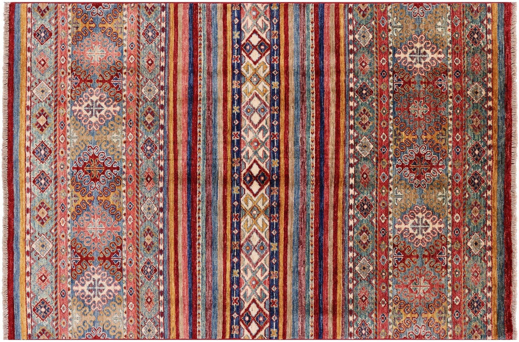 Handmade Super Kazak Khorjin Wool Rug - Manhattan Rugs