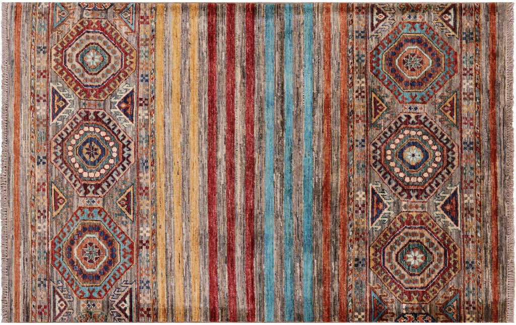 Super Kazak Khorjin Handmade Wool Rug - Manhattan Rugs