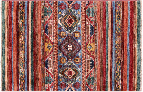 Khorjin Super Kazak Hand-Knotted Rug - Manhattan Rugs