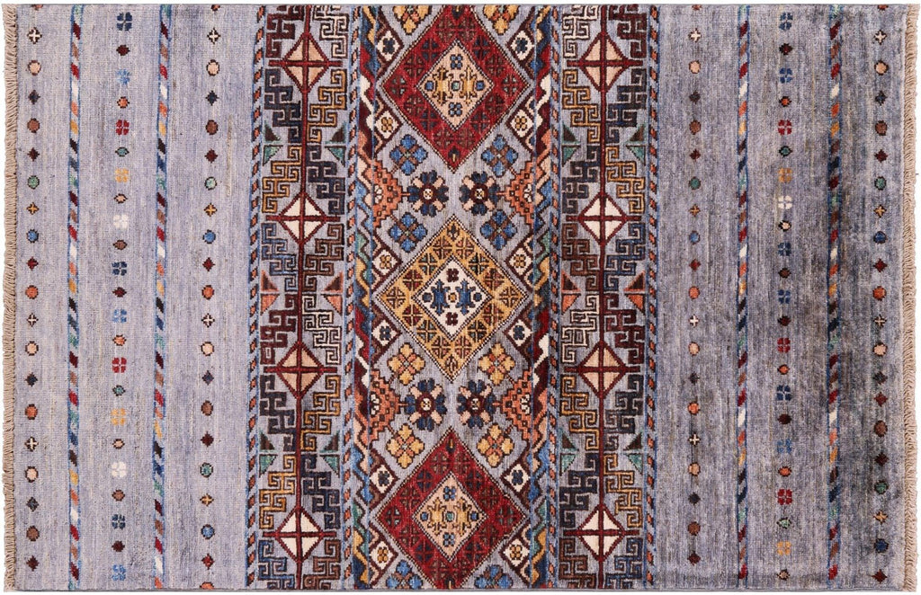 Handmade Khorjin Super Kazak Wool Rug - Manhattan Rugs