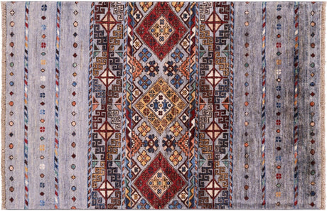Handmade Khorjin Super Kazak Wool Rug - Manhattan Rugs