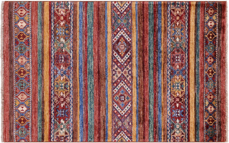 Super Kazak Khorjin Handmade Wool Rug - Manhattan Rugs
