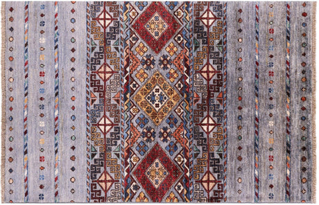 Super Kazak Khorjin Hand Knotted Wool Rug - Manhattan Rugs