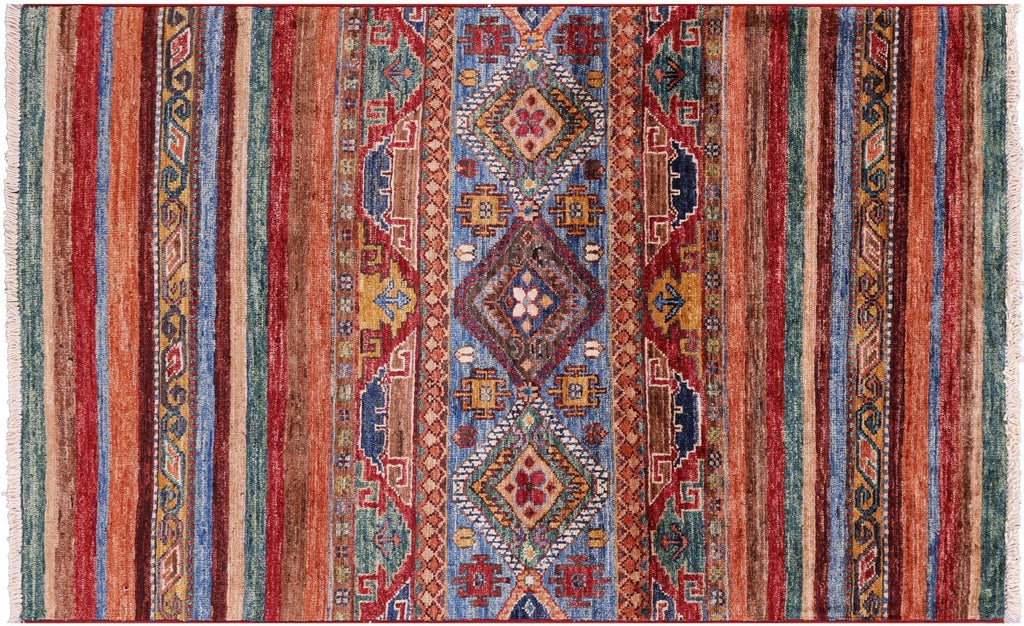 Khorjin Super Kazak Hand-Knotted Wool Rug - Manhattan Rugs