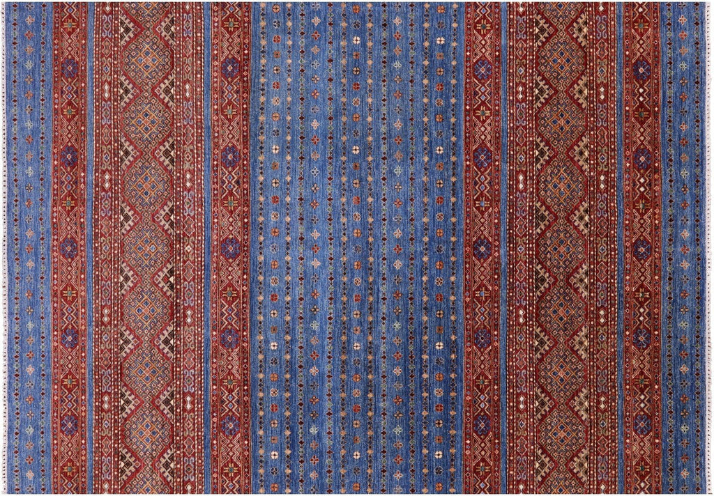 Hand Knotted Khorjin Super Kazak Wool Rug - Manhattan Rugs