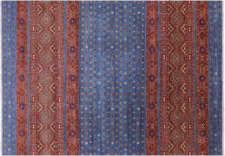 Hand Knotted Khorjin Super Kazak Wool Rug - Manhattan Rugs