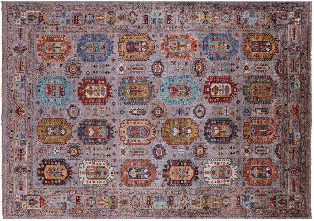 Fine Turkmen Ersari Hand-Knotted Wool Rug - Manhattan Rugs