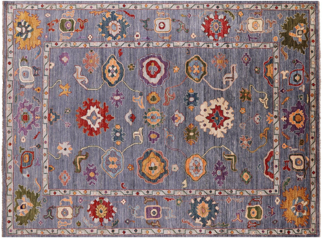 Turkish Oushak Hand-Knotted Wool Rug - Manhattan Rugs