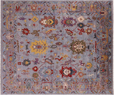 Hand-Knotted Turkish Oushak Wool Rug - Manhattan Rugs