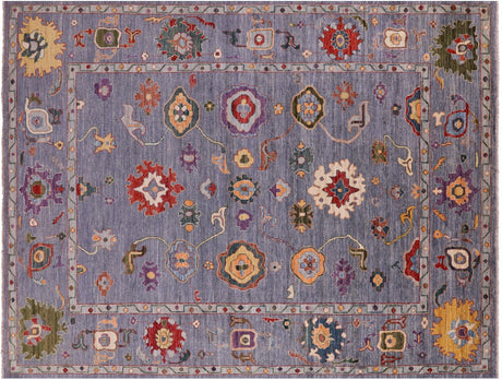 Turkish Oushak Hand Knotted Wool Rug - Manhattan Rugs