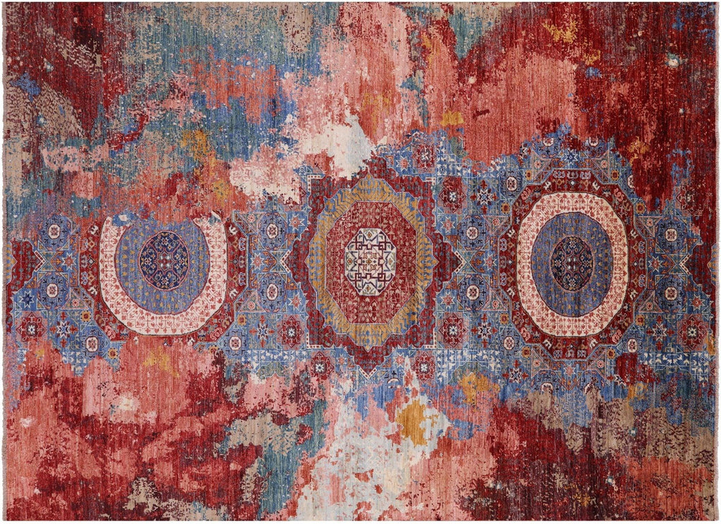 Contemporary Hand-Knotted Wool Rug - Manhattan Rugs