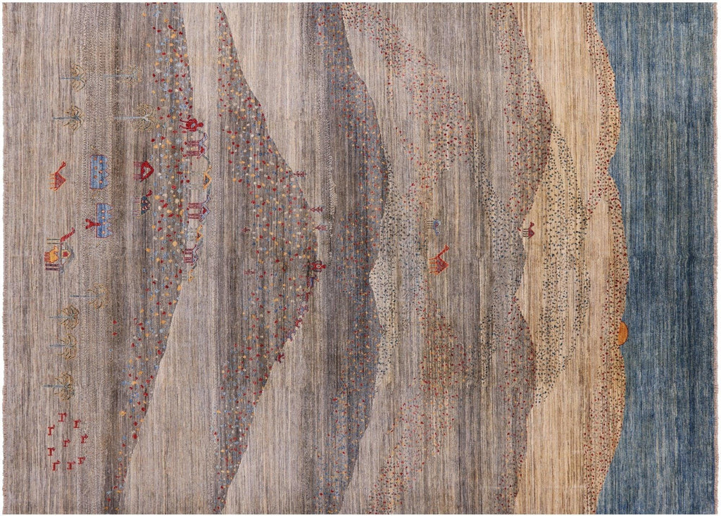 Tribal Persian Gabbeh Handmade Rug - Manhattan Rugs