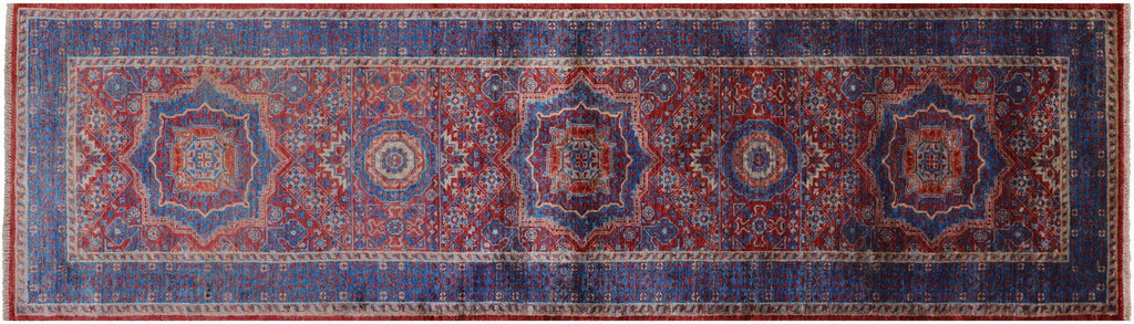 Runner Mamluk Hand-Knotted Wool Rug - Manhattan Rugs
