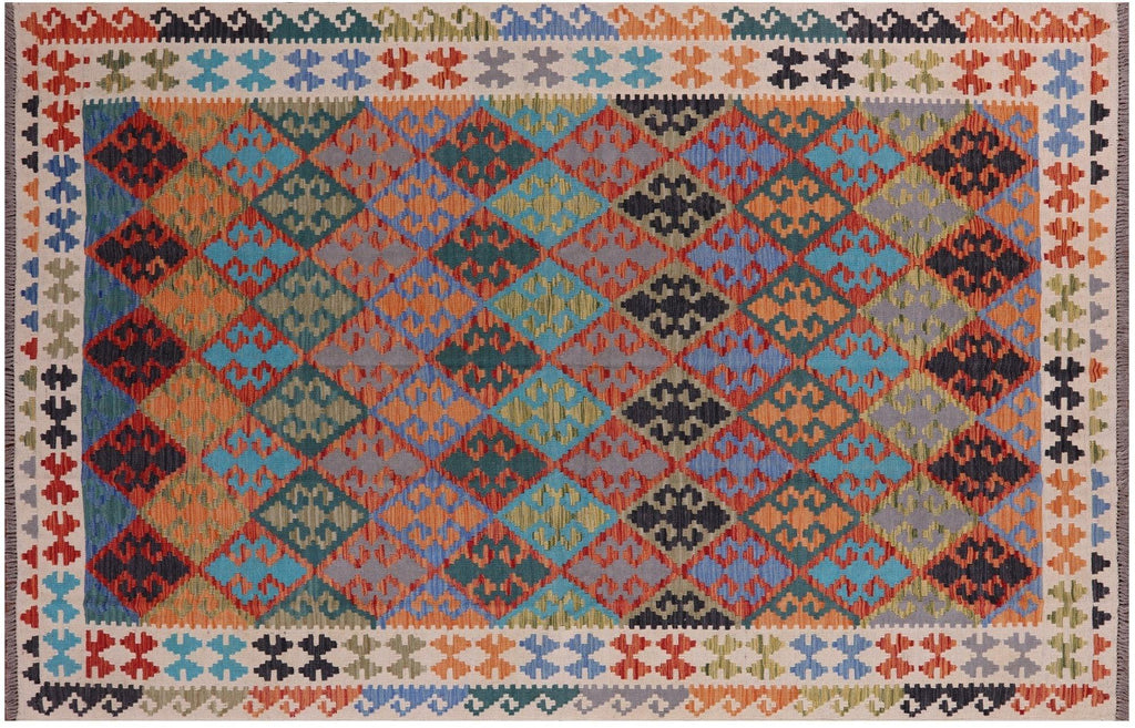 Wool On Wool Flat Weave Kilim Rug - Manhattan Rugs
