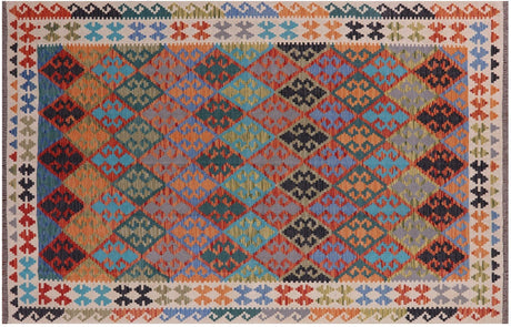 Wool On Wool Flat Weave Kilim Rug - Manhattan Rugs