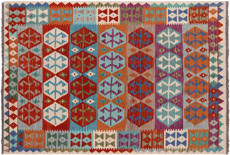 Reversible Wool On Wool Flat Weave Kilim Rug - Manhattan Rugs