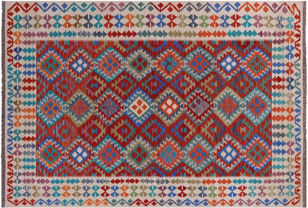 Reversible Flat Weave Kilim Wool On Wool Rug - Manhattan Rugs
