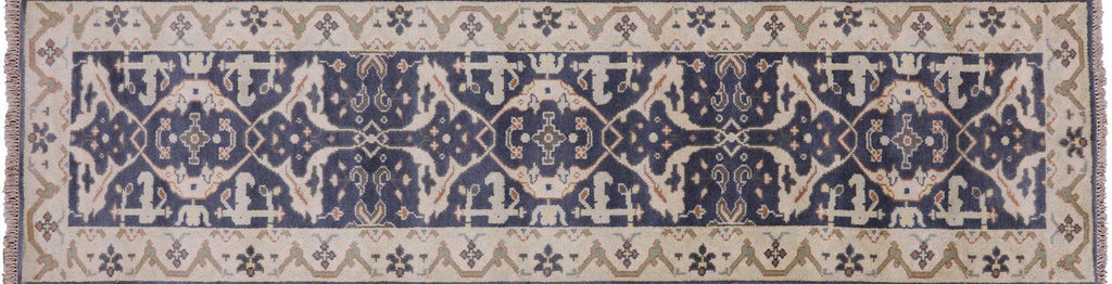 Oushak Hand Knotted Wool Runner Rug - Manhattan Rugs