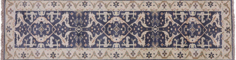 Oushak Hand Knotted Wool Runner Rug - Manhattan Rugs