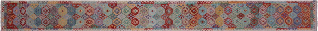 Runner Kilim Flat Weave Wool Rug - Manhattan Rugs