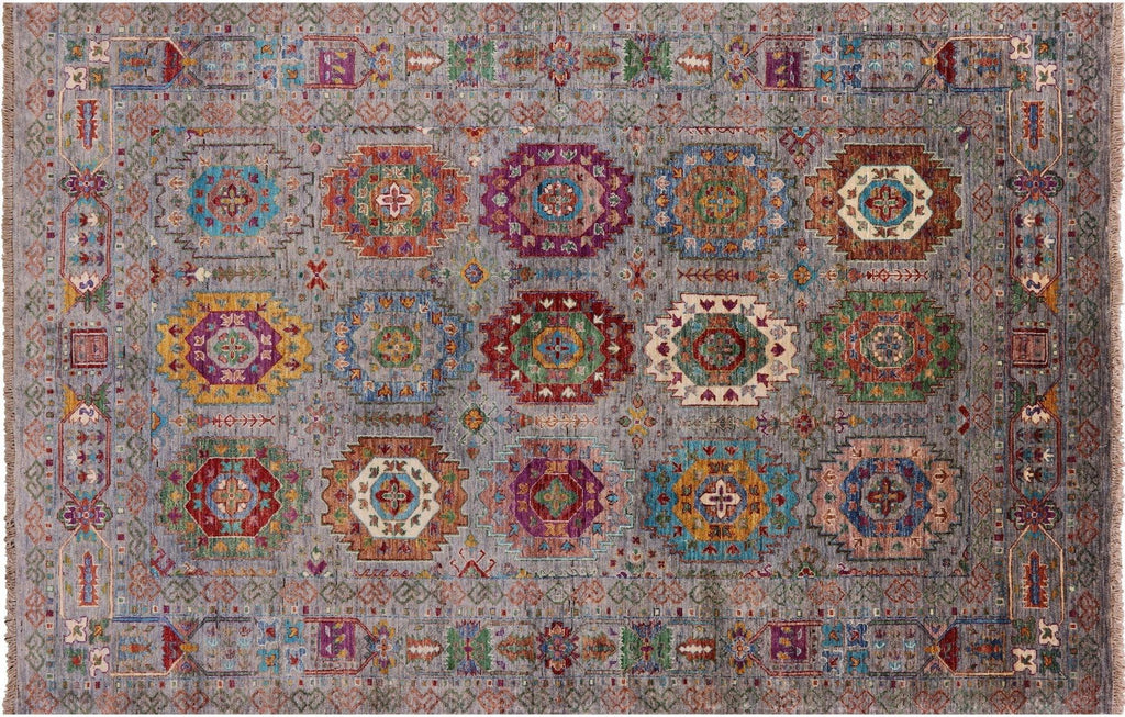 Fine Turkmen Hand-Knotted Wool Rug - Manhattan Rugs