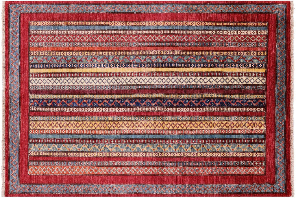 Persian Gabbeh Shall Handmade Wool Rug - Manhattan Rugs