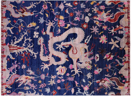 Dragon Design Handmade Wool Rug - Manhattan Rugs