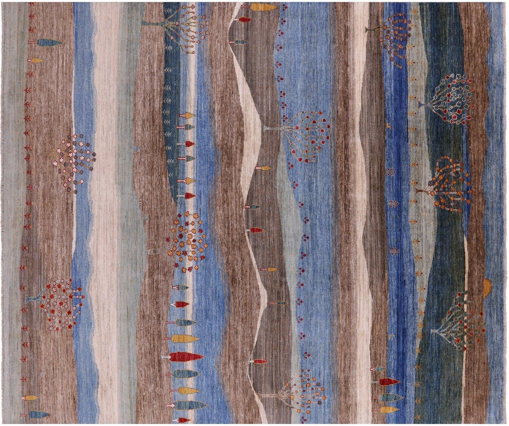 Persian Gabbeh Tribal Handmade Wool Rug - Manhattan Rugs